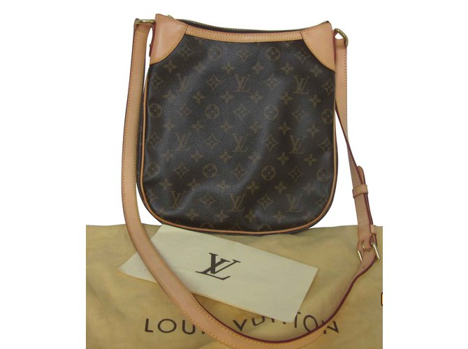 Borsa Louis Vuitton Oleon Marrone - vista 2