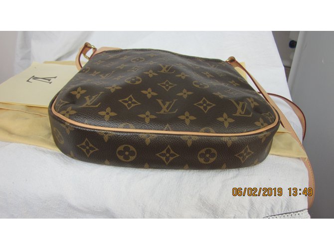 Borsa Louis Vuitton Oleon Marrone - vista 3