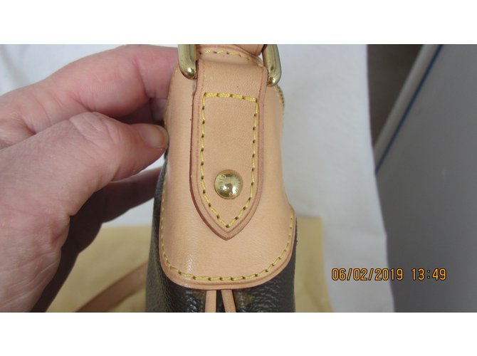 Borsa Louis Vuitton Oleon Marrone - vista 5
