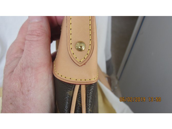 Borsa Louis Vuitton Oleon Marrone - vista 6