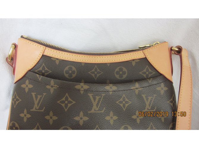 Borsa Louis Vuitton Oleon Marrone - vista 7