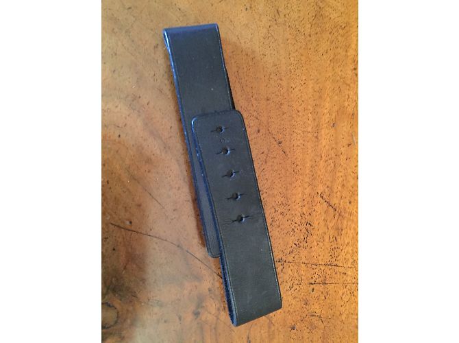 Hermès Uhrenarmband Hermes Barenia schwarzes Kalb - Ansicht 4