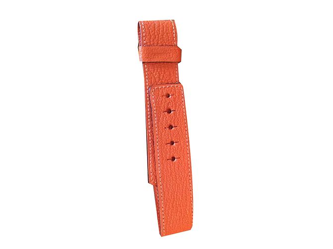 Hermès Hermes, Barenia Uhrenarmband Orange - Ansicht 2