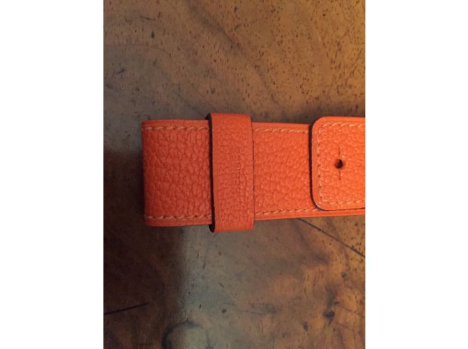 Hermès Hermes, Barenia Uhrenarmband Orange - Ansicht 3