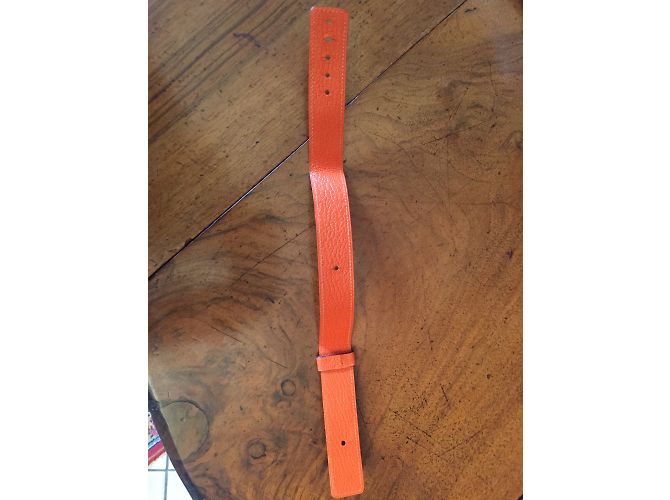 Hermès Hermes, Barenia Uhrenarmband Orange - Ansicht 4
