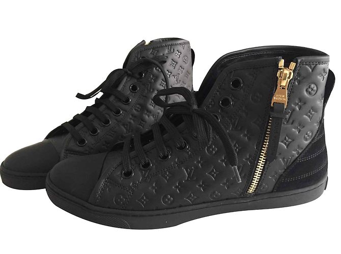 Louis Vuitton Stivale sneaker Punchy Nero - vista 2