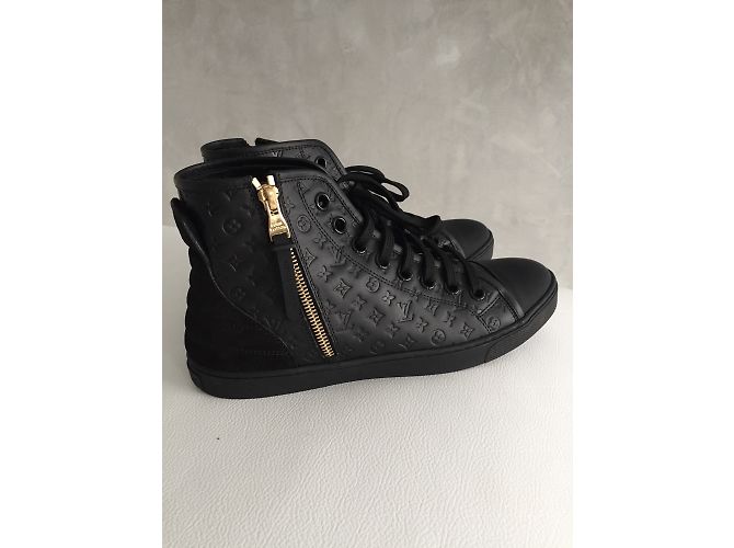 Louis Vuitton Stivale sneaker Punchy Nero - vista 7