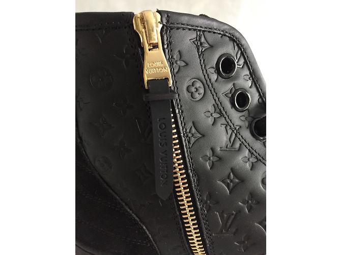 Louis Vuitton Stivale sneaker Punchy Nero - vista 8