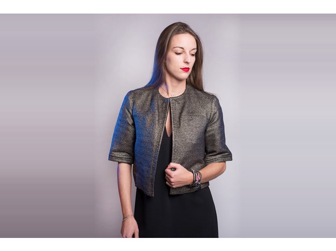 Chanel Chaqueta Gris - vista 6