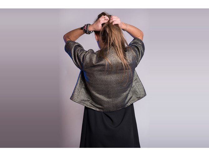 Chanel Chaqueta Gris - vista 8