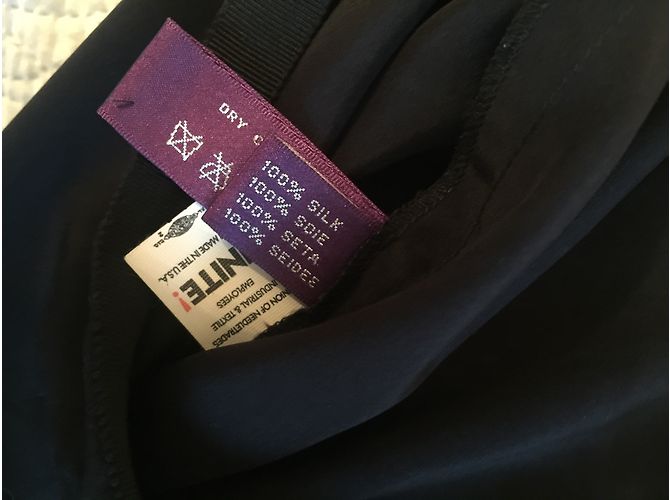 Ralph Lauren Seidenhose mit Rüschen Schwarz - Ansicht 4