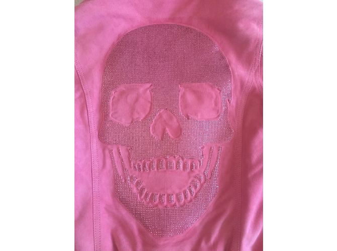 Super cute suede PHILIPP PLEIN COUTURE leather jacket with svarowski scully on the back - view 3