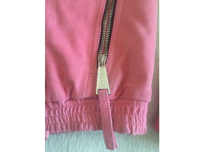 Super cute suede PHILIPP PLEIN COUTURE leather jacket with svarowski scully on the back - view 5