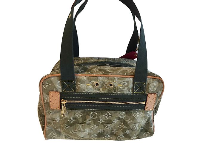 Borsa Louis Vuitton x Takashi Murakami Jasmine Monogramouflage Verde - vista 2