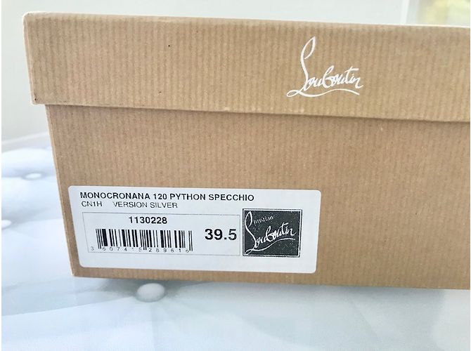 Christian Louboutin Monocronana 120 Silberpython LOUBOUTIN - Ansicht 6