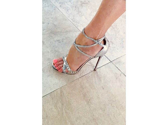 Christian Louboutin Monocronana 120 Silberpython LOUBOUTIN - Ansicht 7