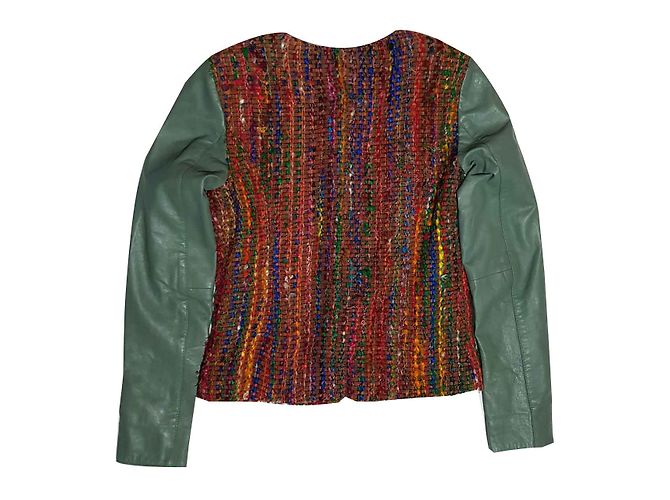 Giacca Goosecraft in pelle e cotone da donna XS Multicolore - vista 2