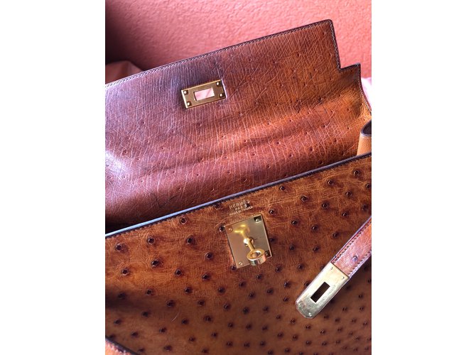 Hermès Kelly Coñac - vista 11