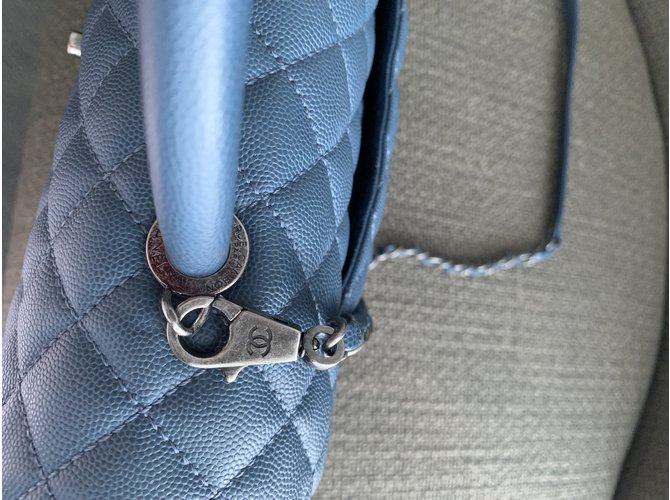 Borsa Chanel Rabat Blu - vista 10