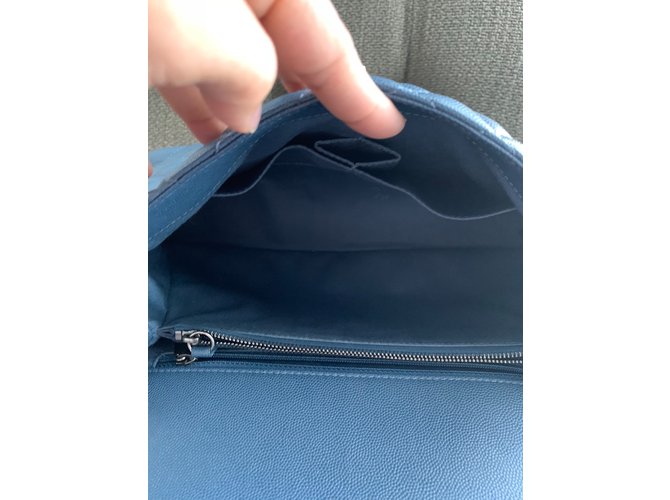 Borsa Chanel Rabat Blu - vista 12