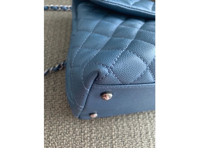 Borsa Chanel Rabat Blu - vista 8