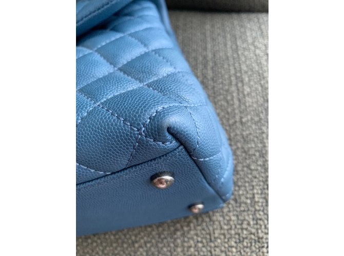 Borsa Chanel Rabat Blu - vista 9