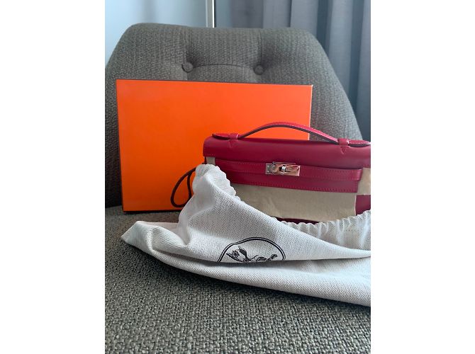 Kelly Hermès Clutch Roja - vista 10