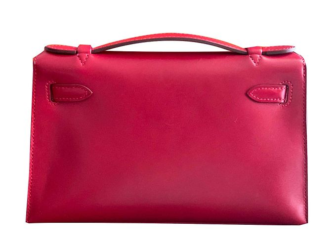 Kelly Hermès Clutch Roja - vista 2