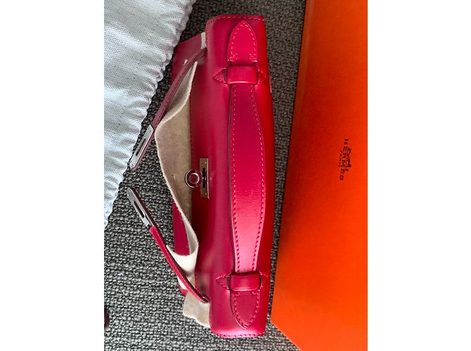 Kelly Hermès Clutch Roja - vista 3