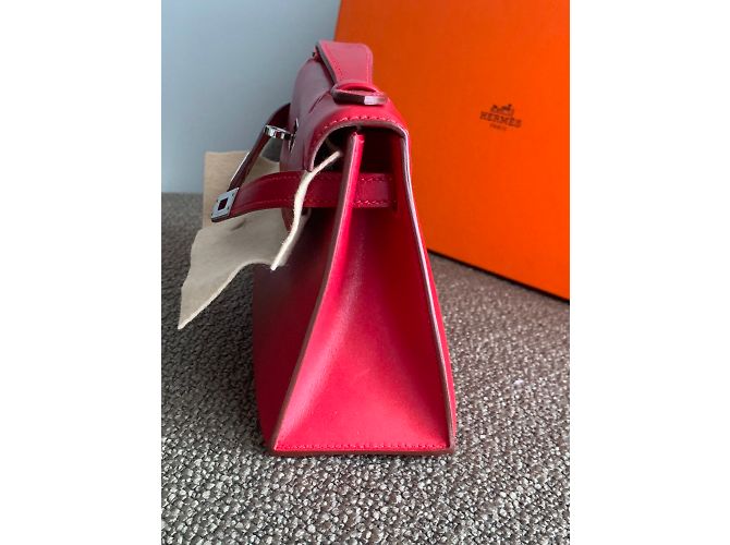 Kelly Hermès Clutch Roja - vista 5