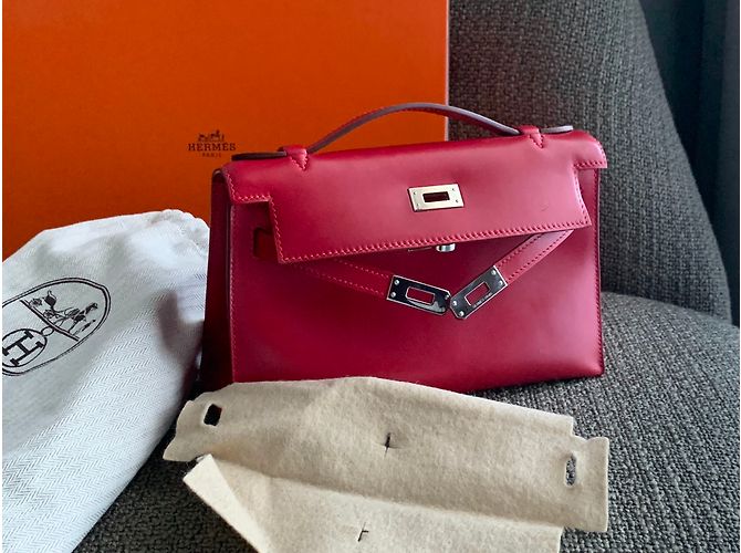 Kelly Hermès Clutch Roja - vista 9