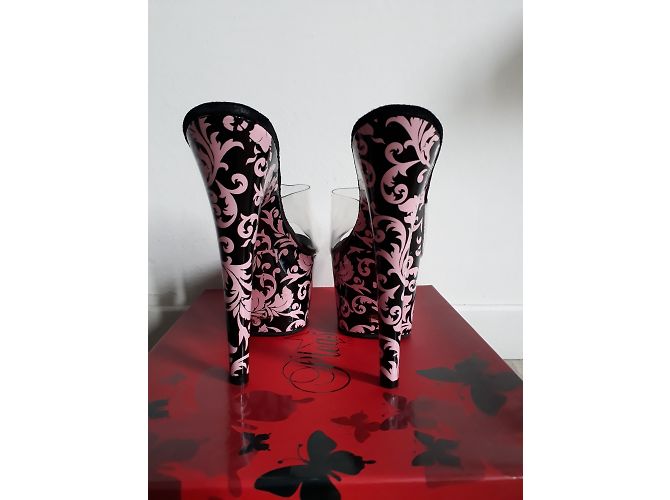 Autre Marque Flc Mules Décolleté Rosa - vista 3