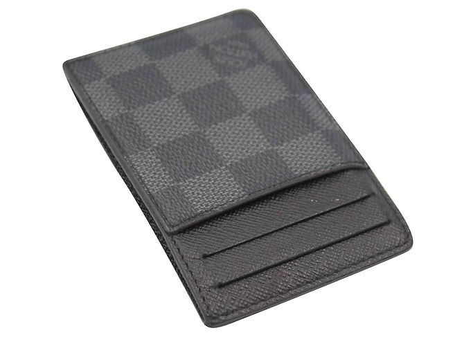 Louis Vuitton card holder Dark grey - view 2
