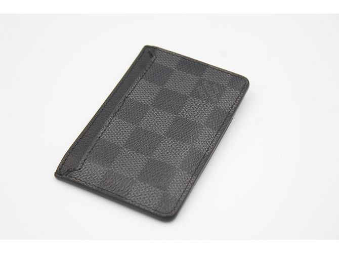 Louis Vuitton card holder Dark grey - view 4