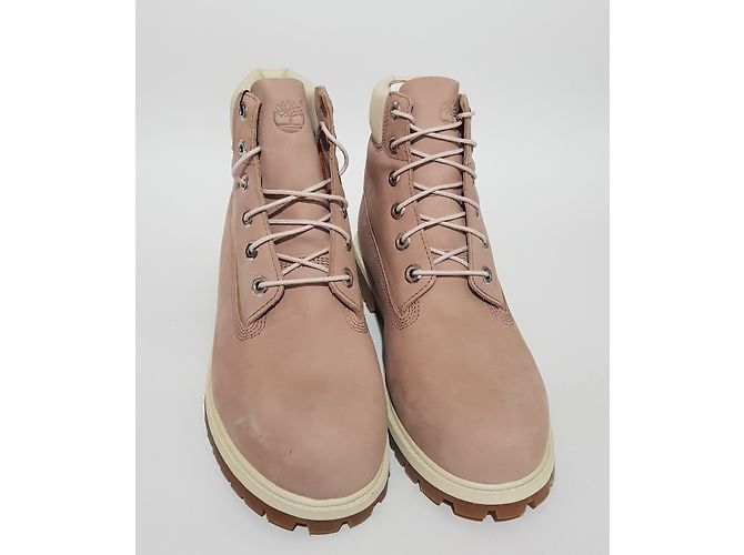 Botas de piel Timberland para mujer rosa - vista 2