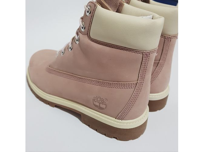 Botas de piel Timberland para mujer rosa - vista 5