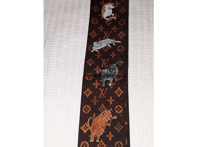 Louis Vuitton Diadema catograma Castaño - vista 7