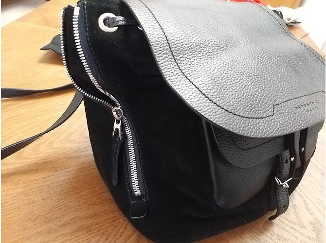 Borsa Barbara Bui in pelle nera Nero - vista 2