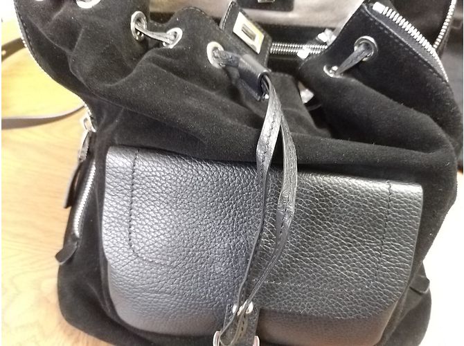 Borsa Barbara Bui in pelle nera Nero - vista 4