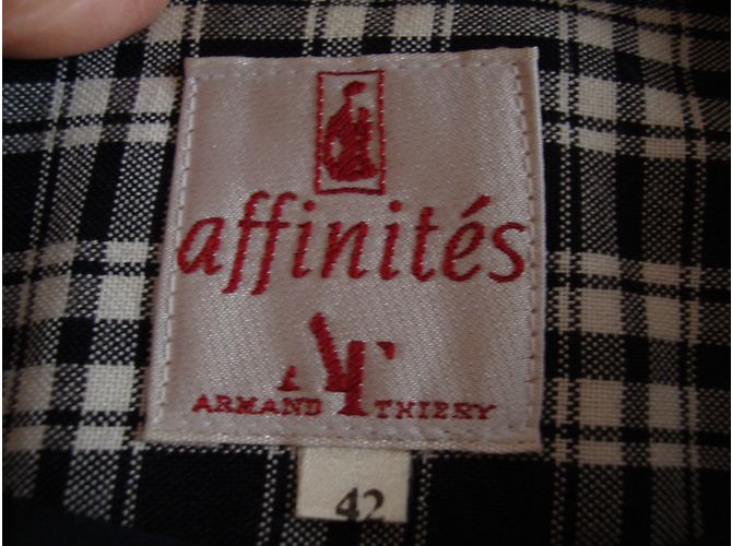Autre Marque SPENCER Jacke schwarz weiß kariert - Ansicht 6