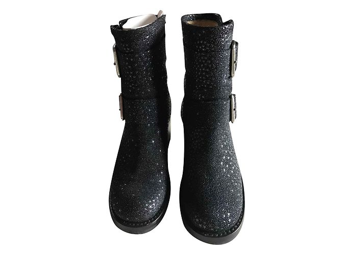 Botas Free Lance de piel negra Negro - vista 2