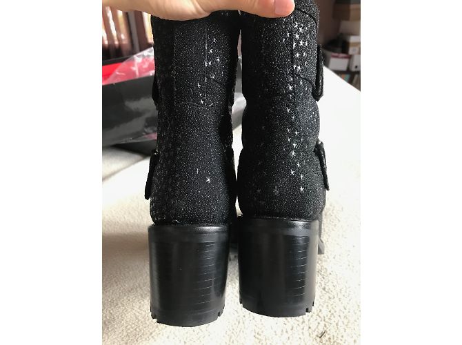 Botas Free Lance de piel negra Negro - vista 4