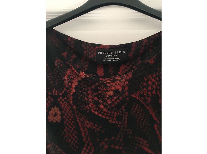 Tunica couture Philipp Plein Rosso - vista 3