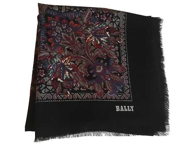Bally Wollschal Schwarz Mehrfarbig Mehrfarben - Ansicht 2