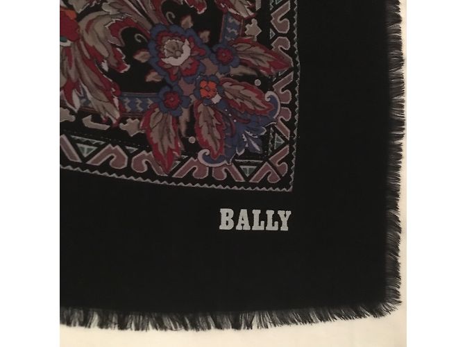 Bally Wollschal Schwarz Mehrfarbig Mehrfarben - Ansicht 6