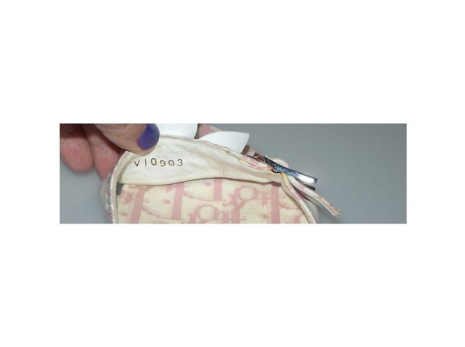 Muli Dior in tela monogram rosa - vista 2