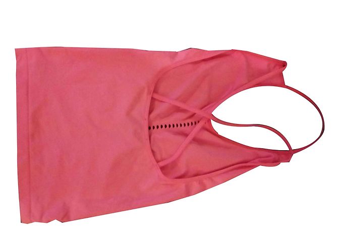 Top Versace Sport Rosa in Elastan - vista 2