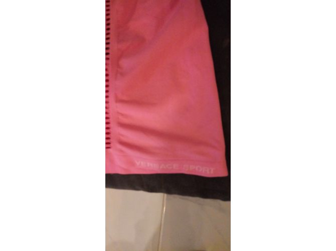 Top Versace Sport Rosa in Elastan - vista 7