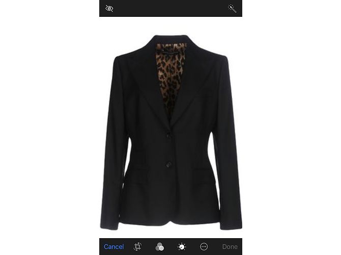 Dolce & Gabbana Wool Blazer Navy Blue - view 6