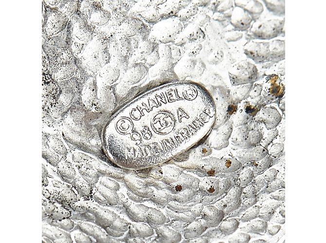 Chanel Kamelie-Anhänger-Halskette Silber - Ansicht 3